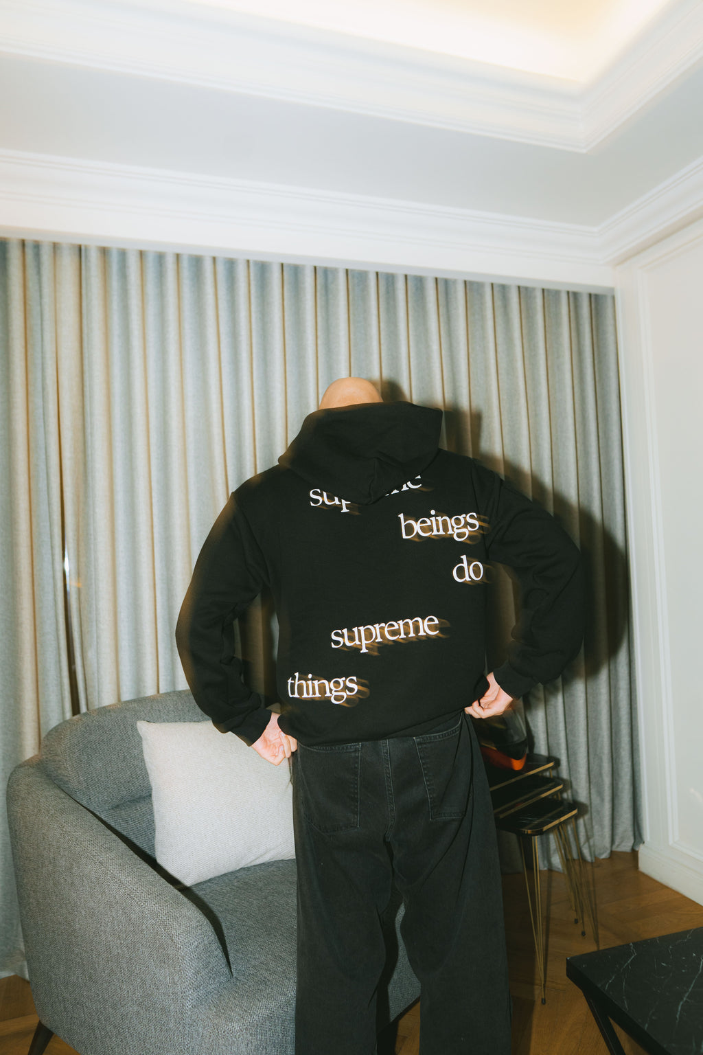 SUPREME BEINGS OVERSIZED HOODIE