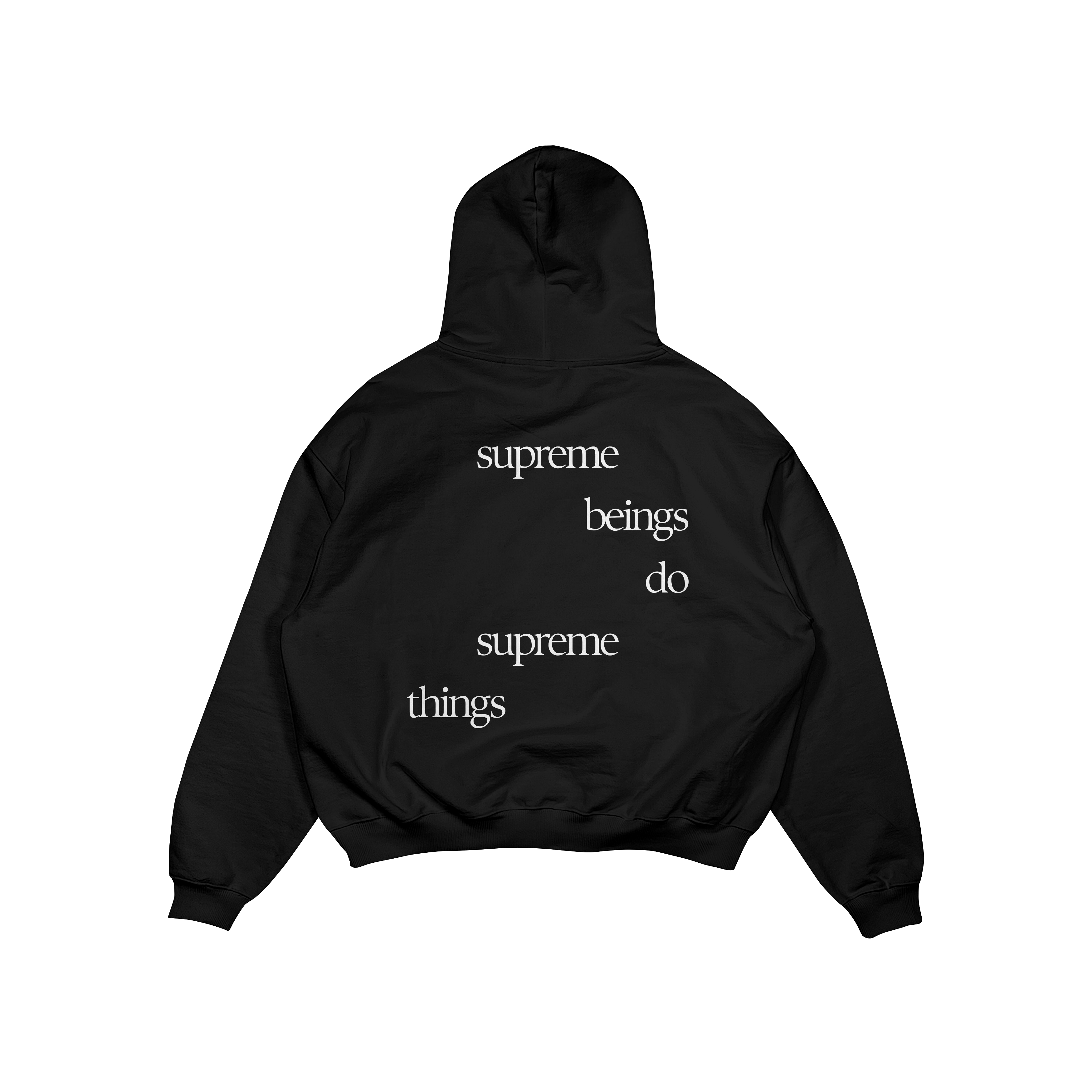 SUPREME BEINGS OVERSIZED HOODIE