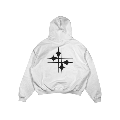 INTERSECTING STARS OVERSIZED HOODIE