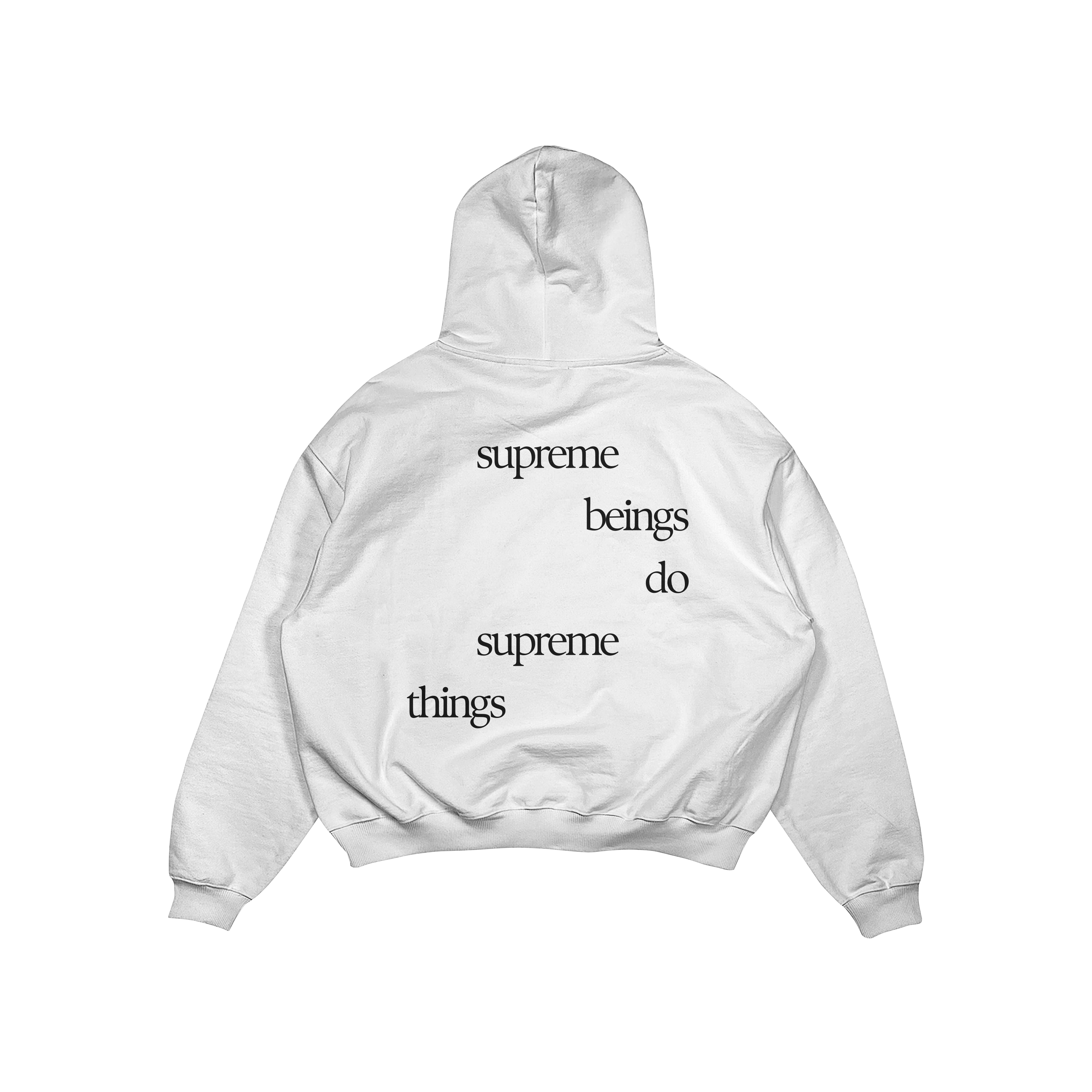 SUPREME BEINGS OVERSIZED HOODIE